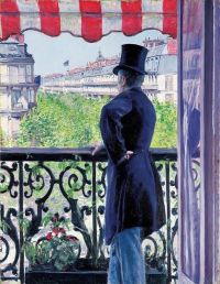 Caillebotte Gustave L Homme Au Balcon Boulevard Haussmann 1880 Leinwanddruck