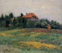 Caillebotte Gustave Landscape In Normandy 1872 74 canvas print