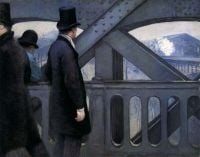Caillebotte Gustave auf der Pont de L Europe 1876 77 Leinwanddruck