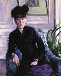 Caillebotte Gustave Portrait Of A Young Woman In An Interior Ca. 1877