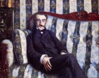Caillebotte Gustave Portrait Of Monsieur R. 1877 canvas print
