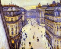Caillebotte Gustave Rue Halevy Seen From The Sixth Floor 1878 canvas print