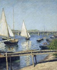 Caillebotte Gustave Sailing Boats At Argenteuil