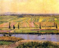 Caillebotte Gustave The Gennevilliers Plain Seen From The Slopes Of Argenteuil canvas print