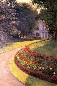 Caillebotte Gustave Der Park in Yerres Leinwanddruck