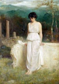 Calderon Philip Hermogenes Her Eyes Are With Her Heart And That Is Far Away 1881