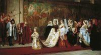 Calderon Philip Hermogenes Her Most High Noble And Puissant Grace 1865 canvas print