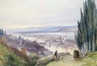 Callow William Eine Ansicht von Florenz von San Miniato Al Monte 1882 Leinwanddruck