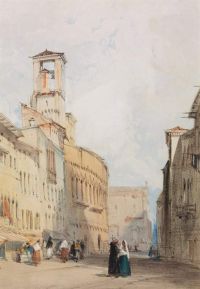 Callow William Perugia Italy 1841 canvas print