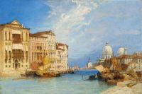 Callow William The Grand Canal Venice 1897 canvas print