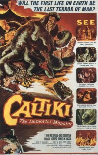 Caltiki The Immortal Monster Movie Poster canvas print