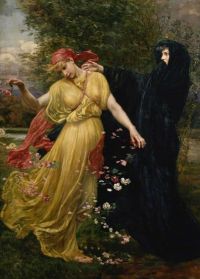 Cameron Prinsep Valentine At The First Touch Of Winter Summer Fades Away 1897 Leinwanddruck