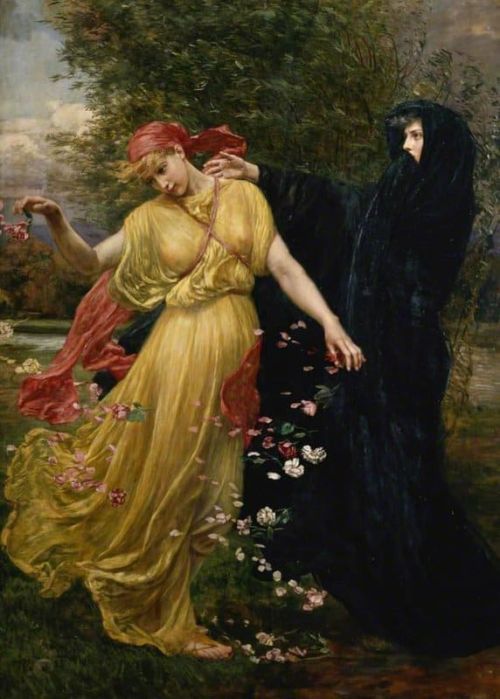 Cameron Prinsep Valentine At The First Touch Of Winter Summer Fades Away 1897 canvas print