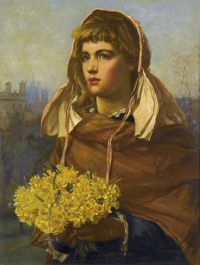 Cameron Prinsep Valentine Fresh Flowers From The Country Exibited 1881 canvas print