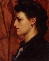 Cameron Prinsep Valentine Head Of An Italian Girl canvas print