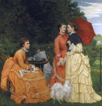 Cameron Prinsep Valentine Sisters 1875 canvas print