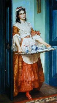 Cameron Prinsep Valentine Das Gericht mit Tee