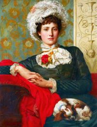 Cameron Prinsep Valentine Unprofessional Beauty 1885 canvas print