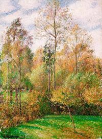 Camille Pissarro Herbst Pappeln Eragny 1894