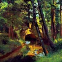 Camille Pissarro El pequeño puente Pontoise