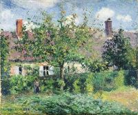 Camille Pissarro Peasant House At Eragny 1884