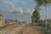 Camille Pissarro Route De Versailles Rocquencourt 1871