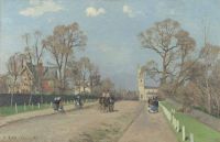 Camille Pissarro Die Allee Sydenham 1871