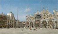 Campo Federico Del Mark S Platz Venedig 1895