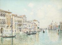 Campo Federico Del The Grand Canal Venice canvas print