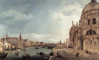 Canaletto Entrance To The Grand Canal- Looking East