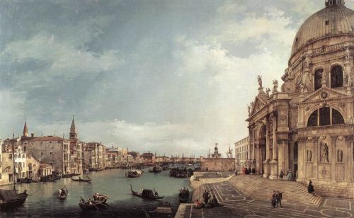 Canaletto Entrance To The Grand Canal- Looking East canvas print