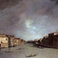 Canaletto Grand Canal - Kijkend vanuit Palazzo Balbi