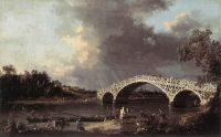 Canaletto Old Walton Bridge über die Themse