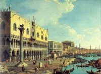 Canaletto Riva Degli Schiavoni Looking East canvas print