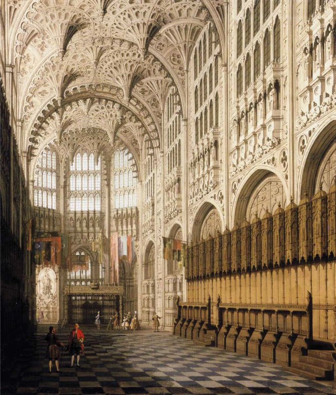 Canaletto The Interior Of Henry Vii Chapel In canvas print