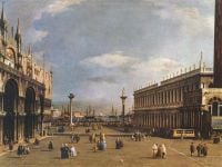 Canaletto Die Piazzetta