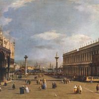 Canaletto The Piazzetta