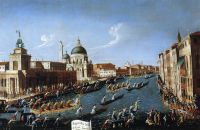 Canaletto Die Frauenregaton Der Canal Grande