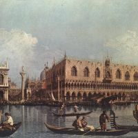 Canaletto View Of The St. Mark S Basin