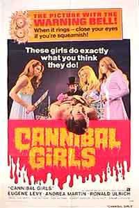 Cannibal Girls Poster del film stampa su tela