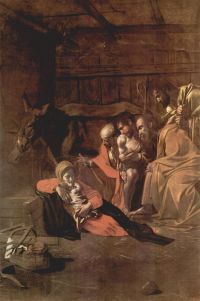 Caravaggio Anbetung der Hirten