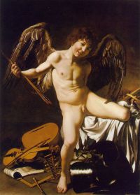 Caravaggio Amor Victorious canvas print