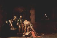 Caravaggio Beheading Of Saint John The Baptist canvas print