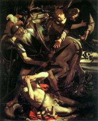 Caravaggio Conversion Of Saint Paul canvas print
