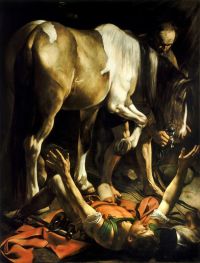 Caravaggio Conversion On The Way To Damascus canvas print