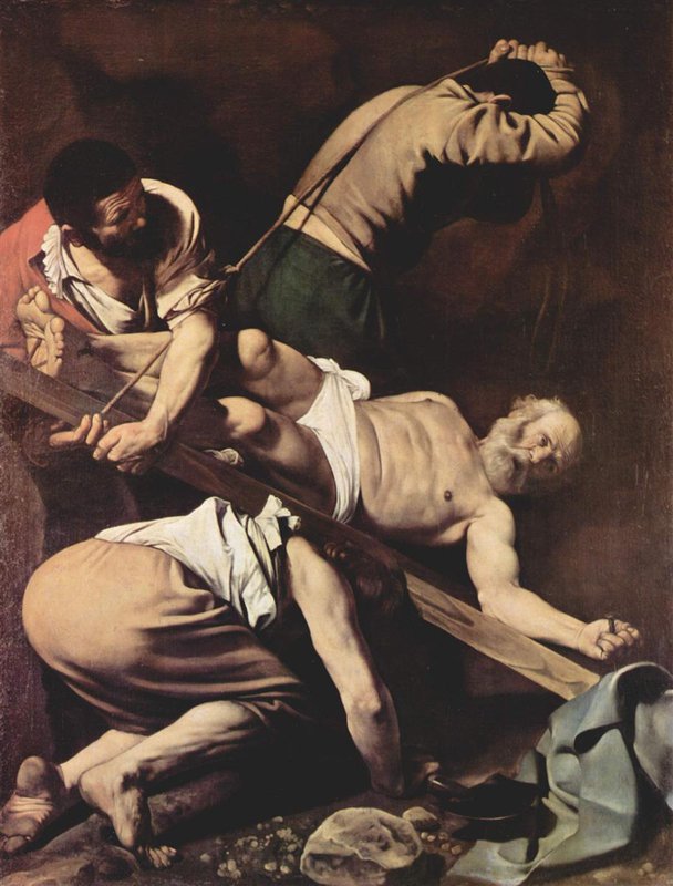 Caravaggio Crucifixion Of Saint Peter canvas print