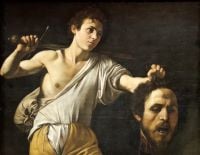 Caravaggio David With The Head Of Goliath canvas print