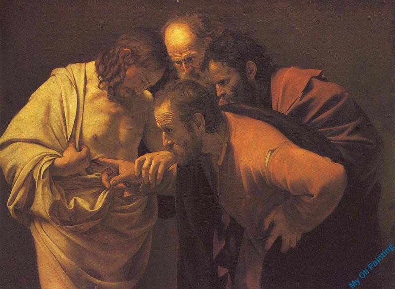 Caravaggio Incredulity Of Saint Thomas canvas print