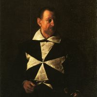 Retrato de Caravaggio de Fra Antionio Martelli