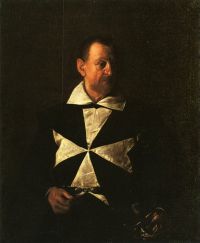 Caravaggio Portrait Of Fra Antionio Martelli canvas print